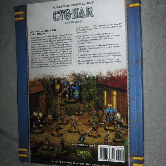 Warmachine RPG Softcover Book Cygnar Command 2409A6 - Picture 2 of 9